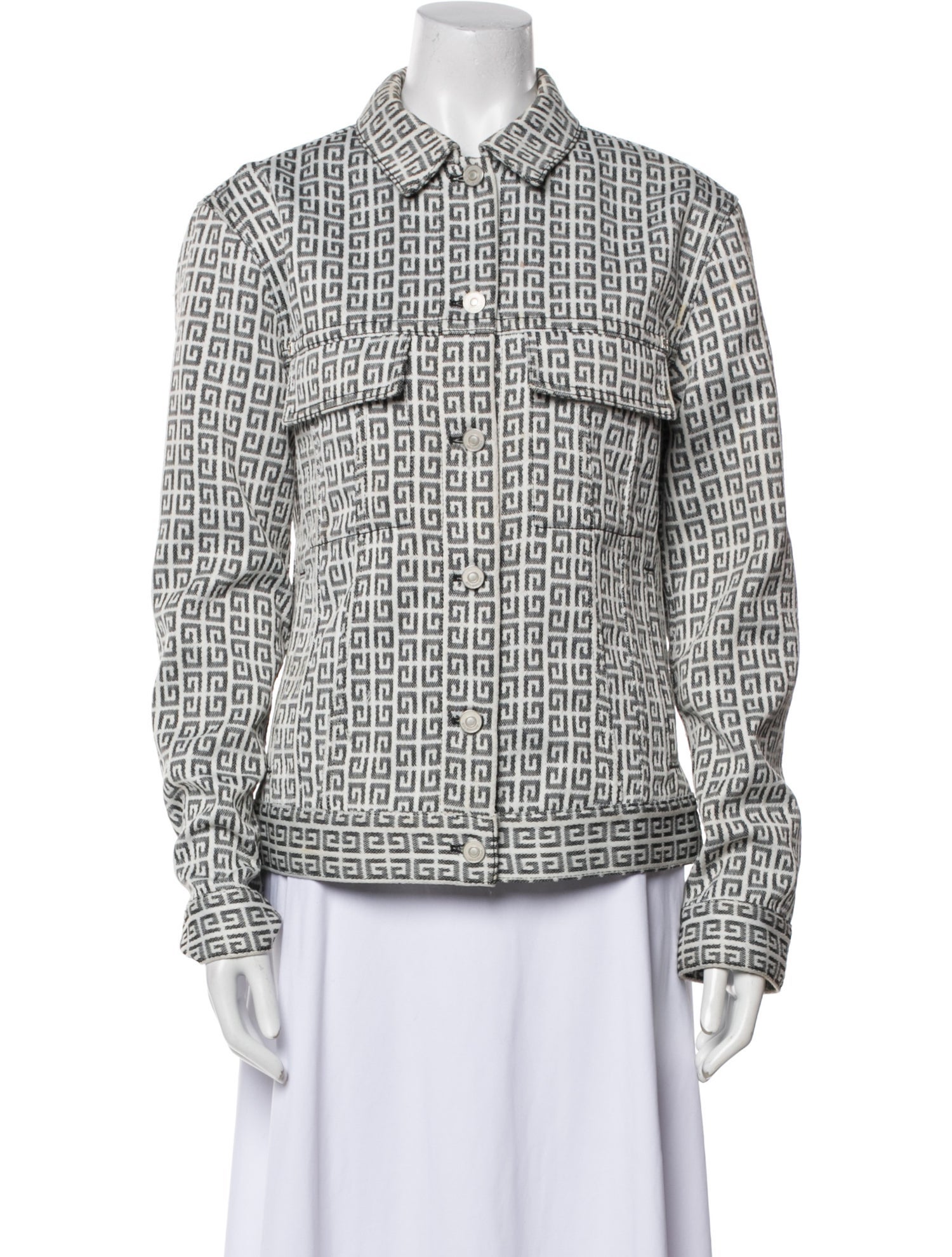 Givenchy Houndstooth Print Jacket
