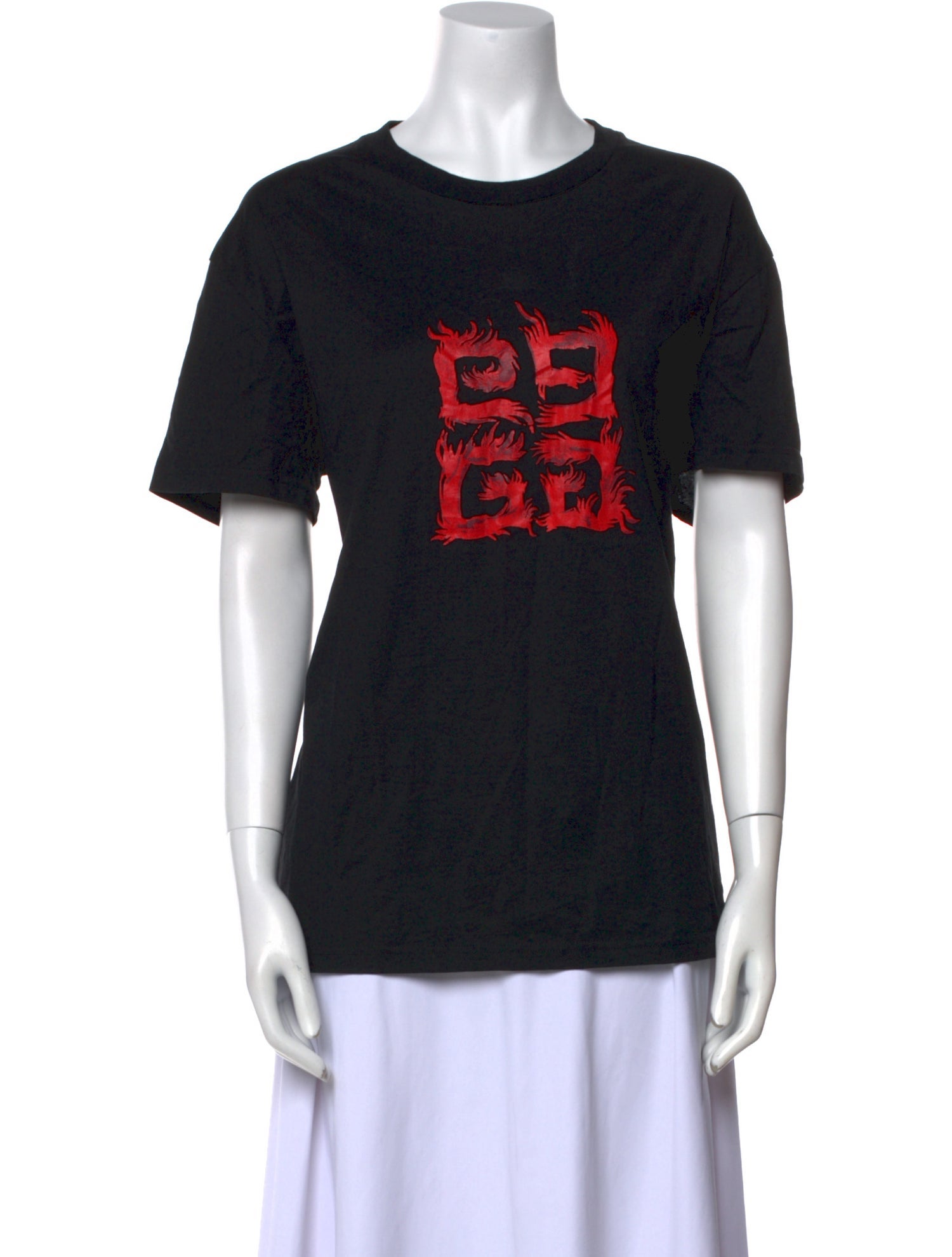 Givenchy Graphic Print Crew Neck T-Shirt