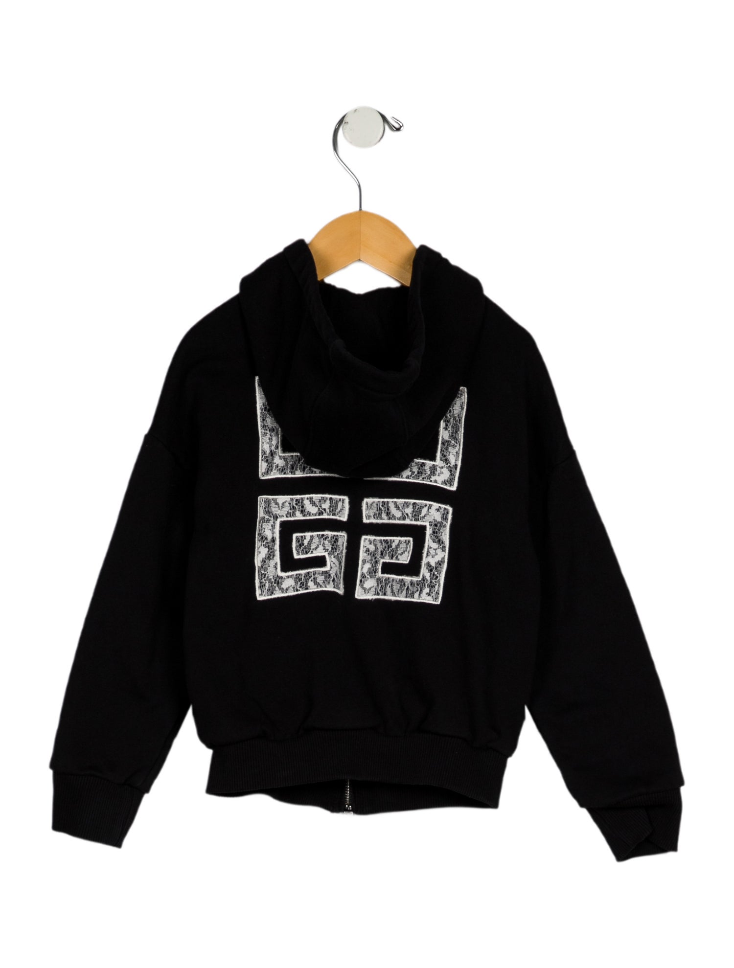 Givenchy Givenchy Girls' Zip-Up Hooded Sweater