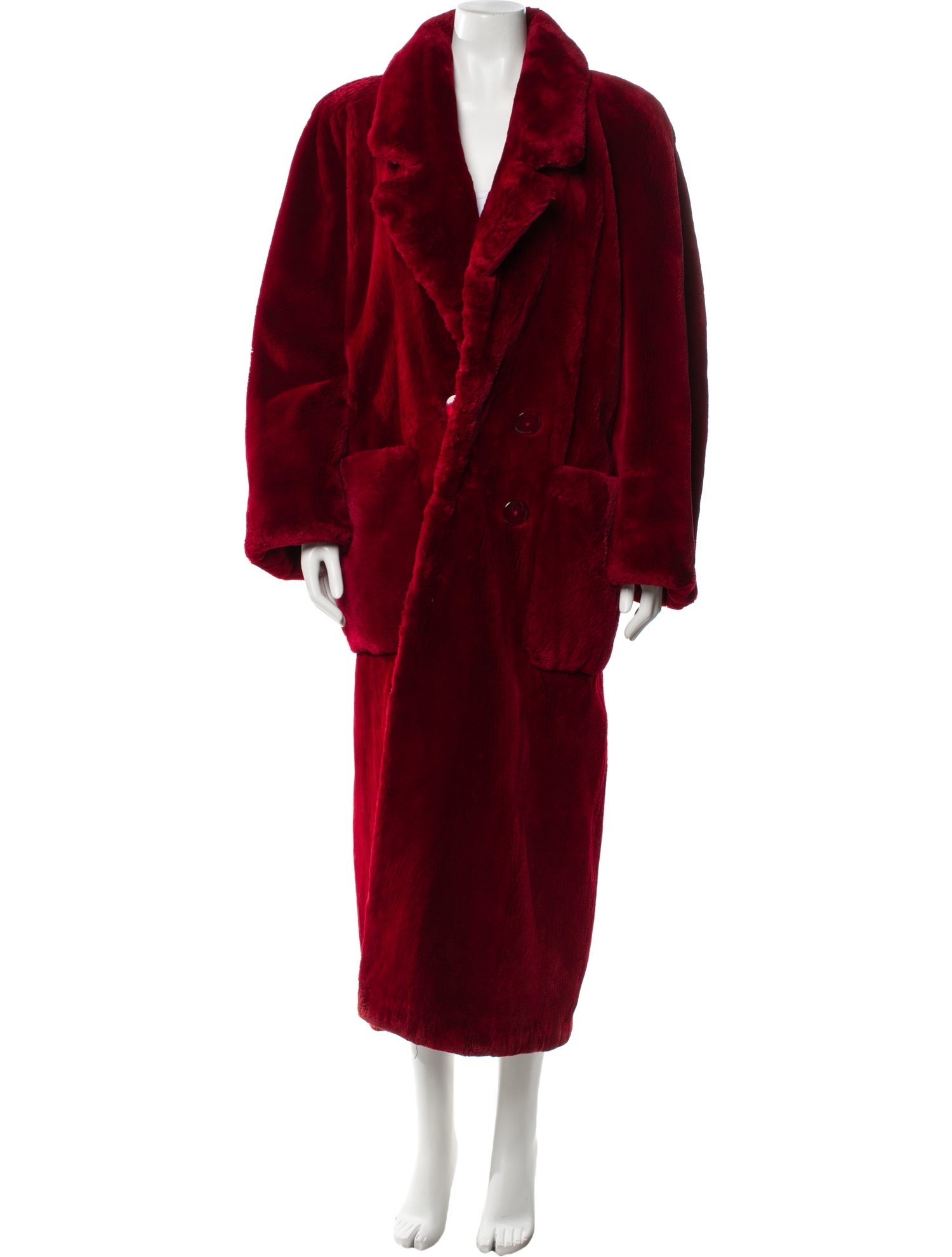 Givenchy Faux Fur Faux Fur Coat