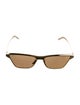 Givenchy Square Tinted Sunglasses