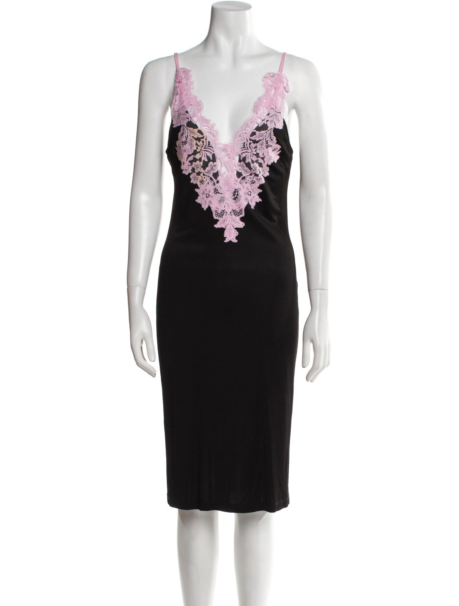 Givenchy Lace Pattern Midi Length Dress
