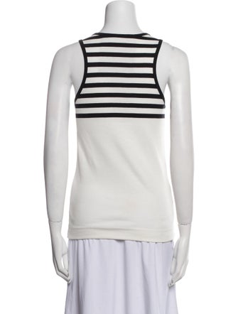 Givenchy Graphic Print Scoop Neck Top