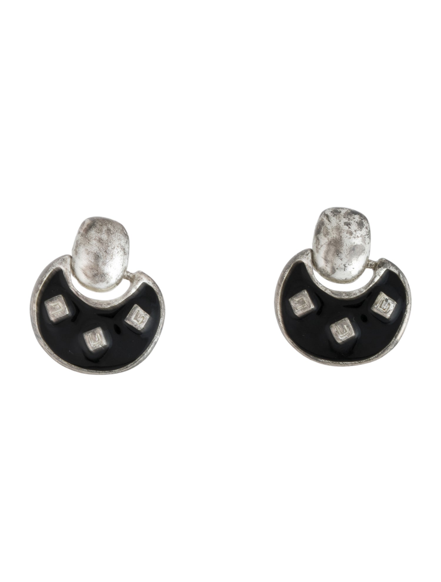 Givenchy Vintage Enamel Drop Earring