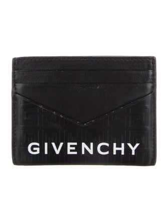 Givenchy Leather Graphic Print Card Holder