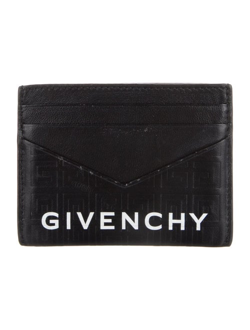 Givenchy Leather Graphic Print Card Holder