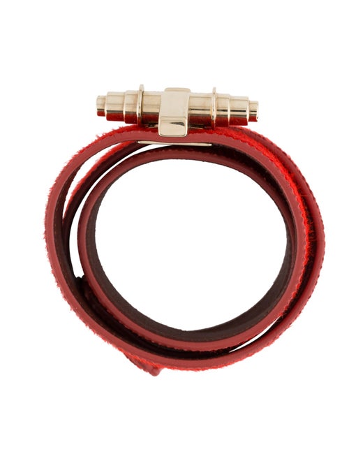 Givenchy Calf-Hair Obsedia Triple Wrap Bracelet