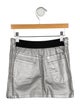 Givenchy Silver Mini Skirt