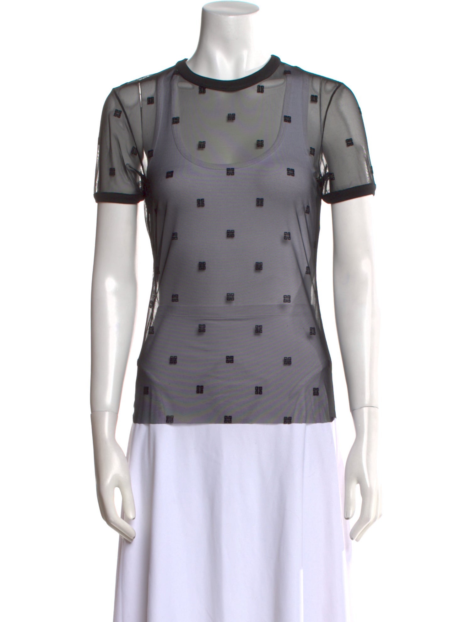 Givenchy Printed Crew Neck T-Shirt