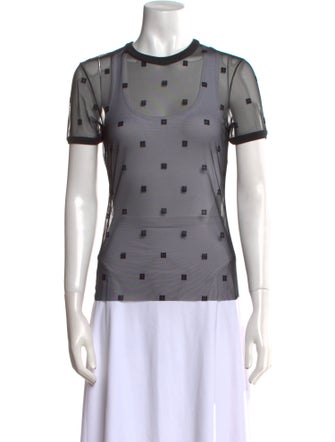 Givenchy Printed Crew Neck T-Shirt