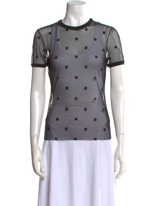 Givenchy Printed Crew Neck T-Shirt