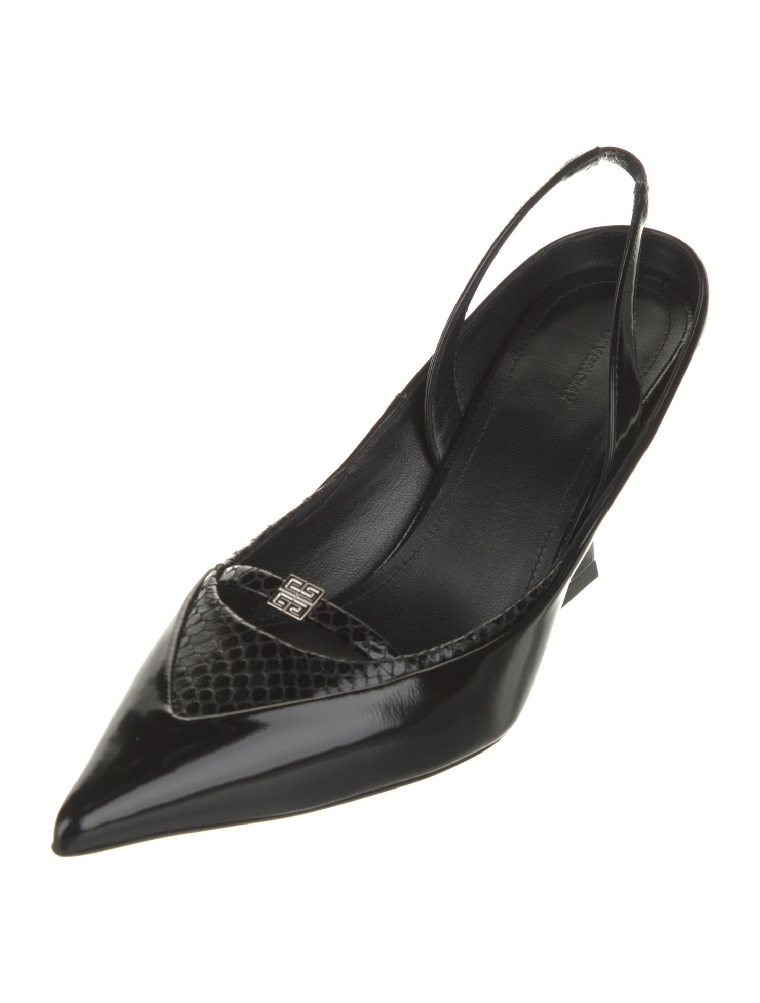 Givenchy Patent Leather Slingback Pumps