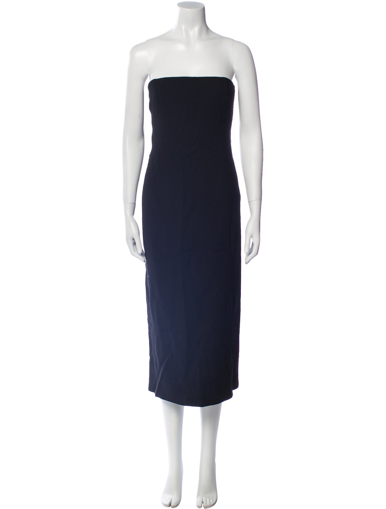 Givenchy Strapless Knee-Length Dress