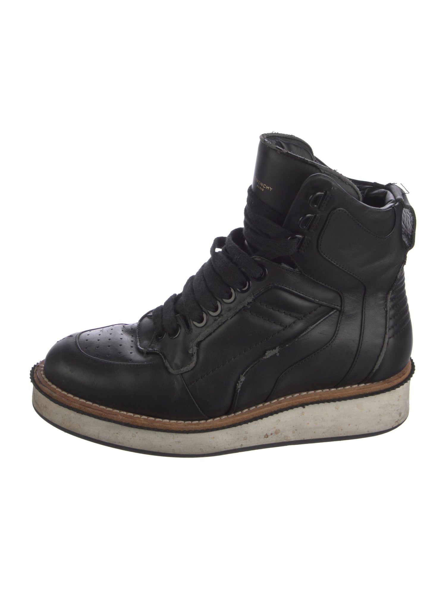 Givenchy Leather Wedge Sneakers