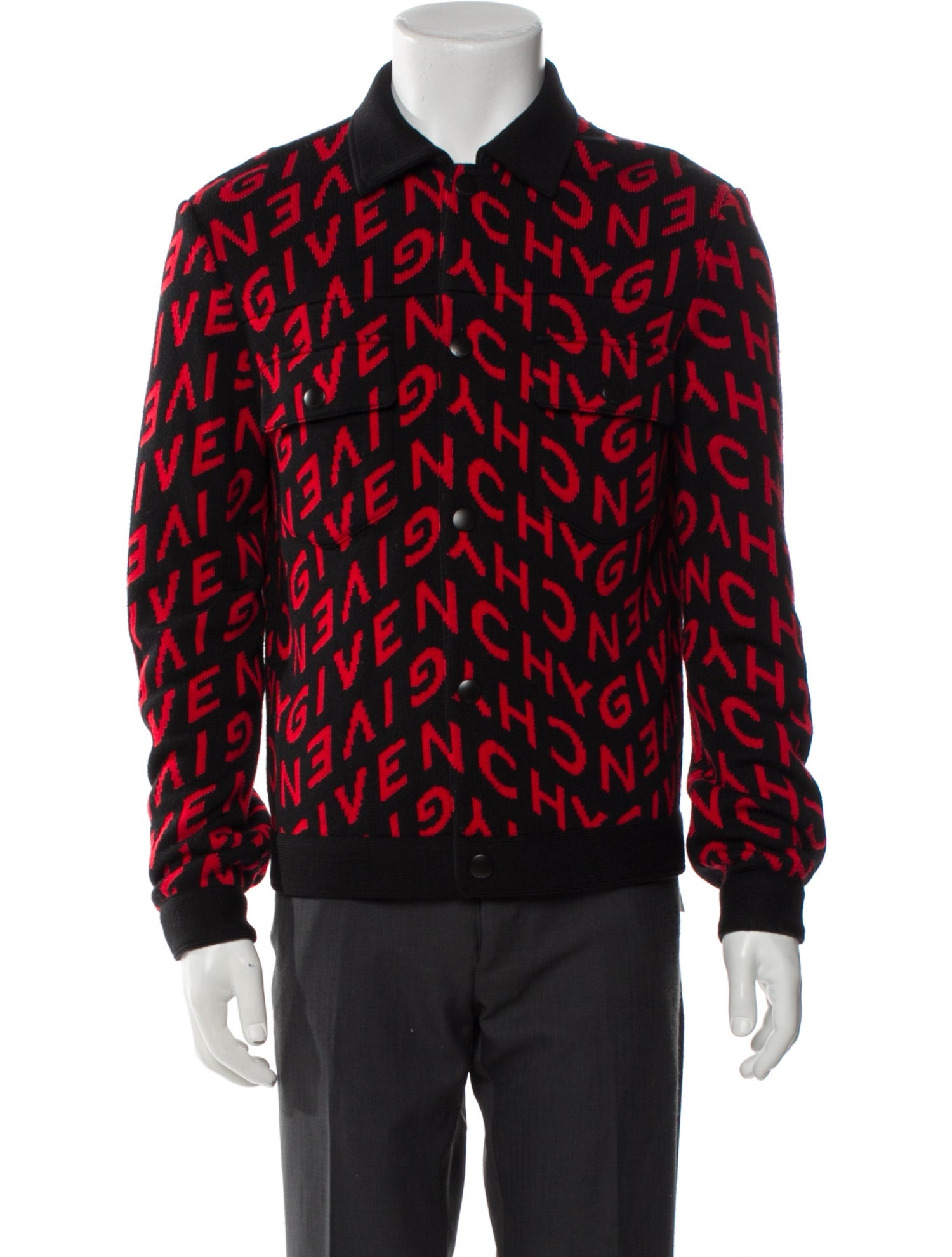 Givenchy Wool Printed Bomber Jacket