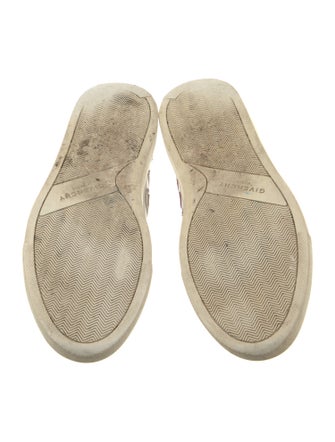 Givenchy Leather Graphic Print Sneakers