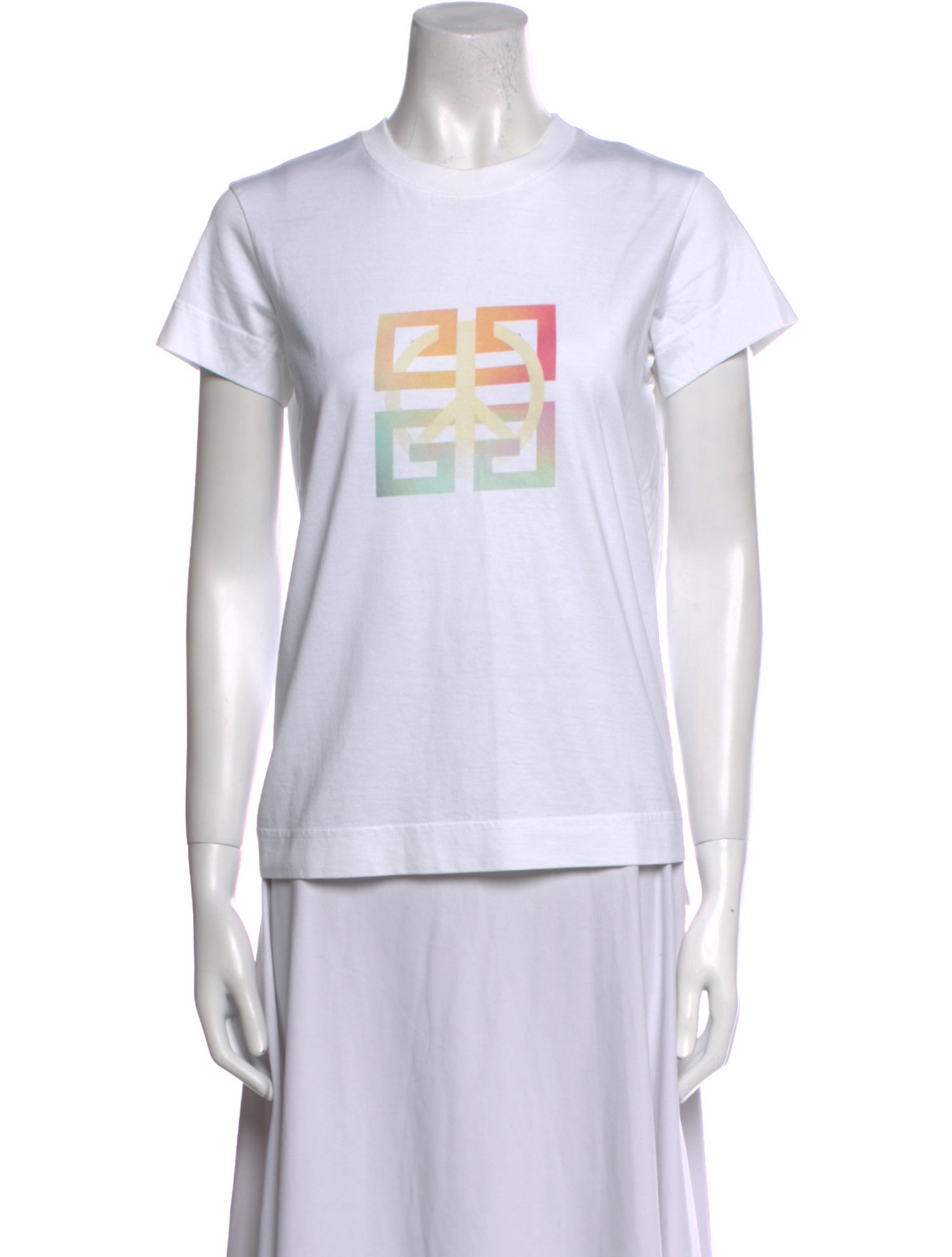 Givenchy Graphic Print Crew Neck T-Shirt