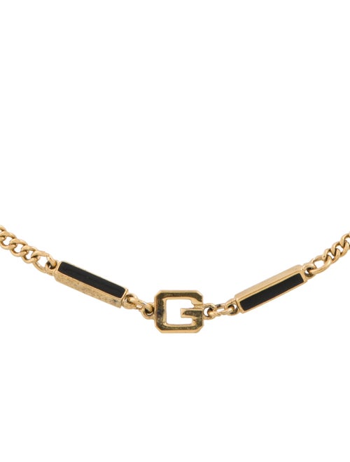 Givenchy Enamel Chain Necklace