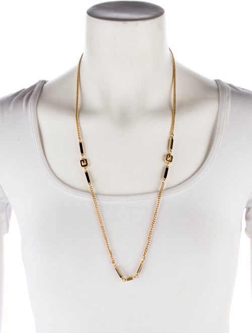 Givenchy Enamel Chain Necklace