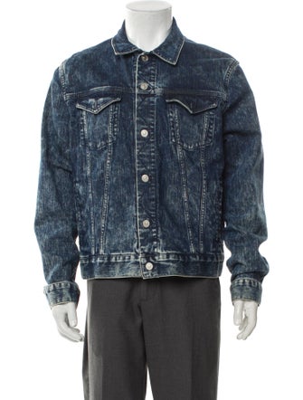 Givenchy Graphic Print Denim Jacket