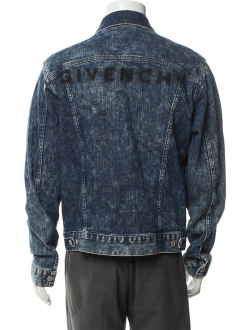 Givenchy Graphic Print Denim Jacket