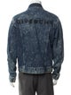 Givenchy Graphic Print Denim Jacket
