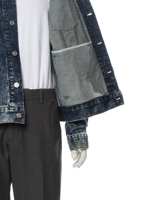 Givenchy Graphic Print Denim Jacket