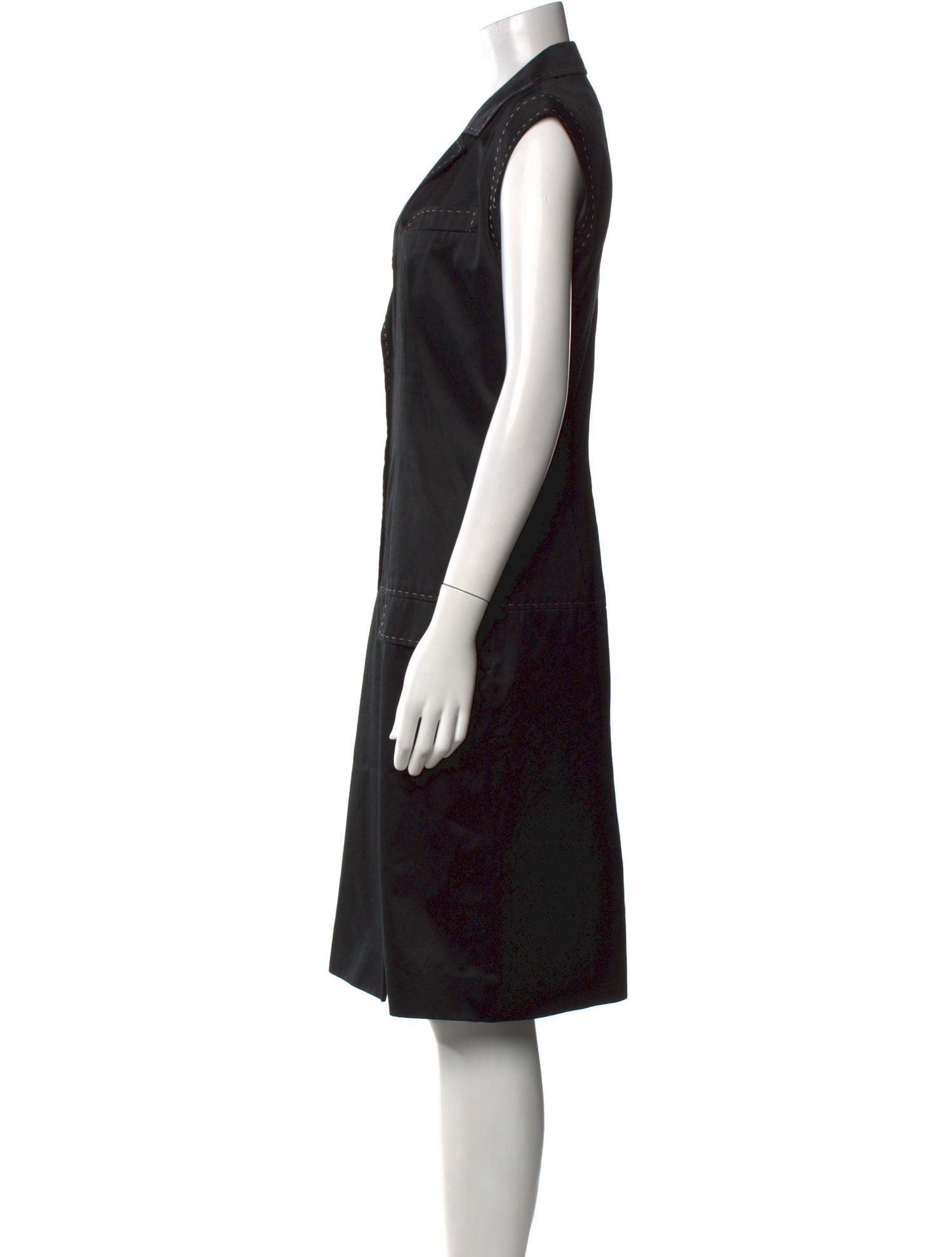 Givenchy Leather Midi Length Dress