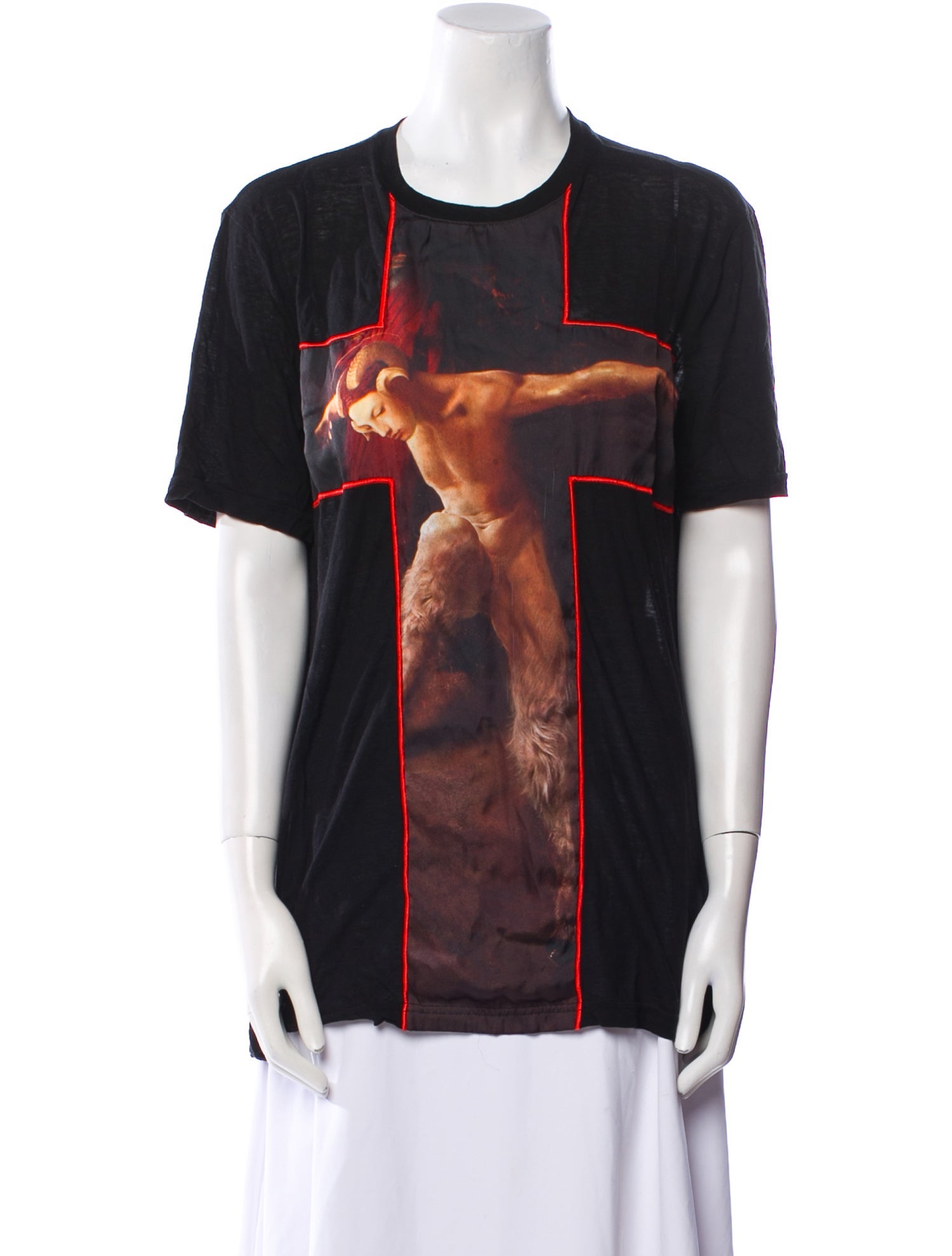 Givenchy Graphic Print Crew Neck T-Shirt