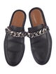 Givenchy Leather Chain-Link Accents Mules