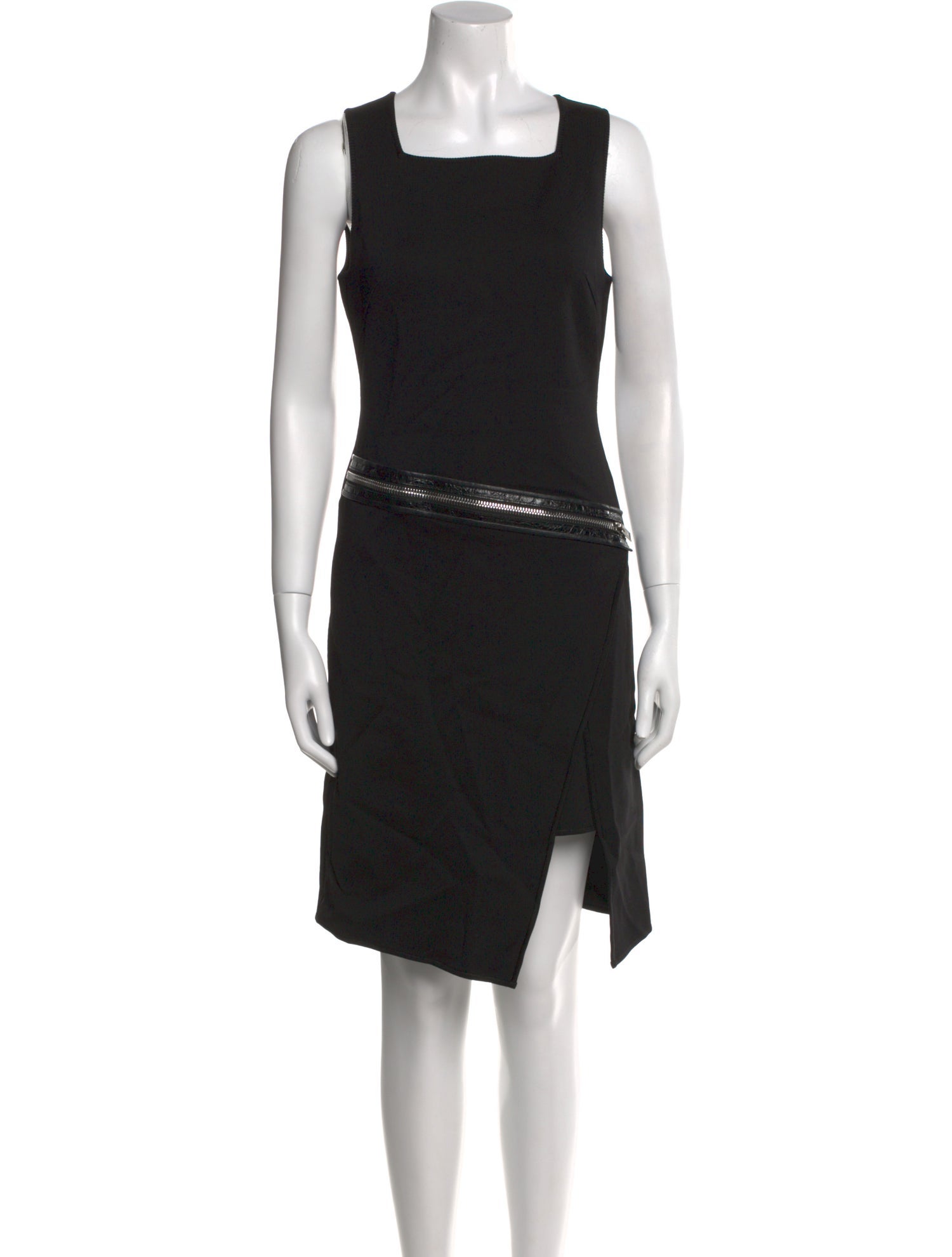 Givenchy Square Neckline Knee-Length Dress