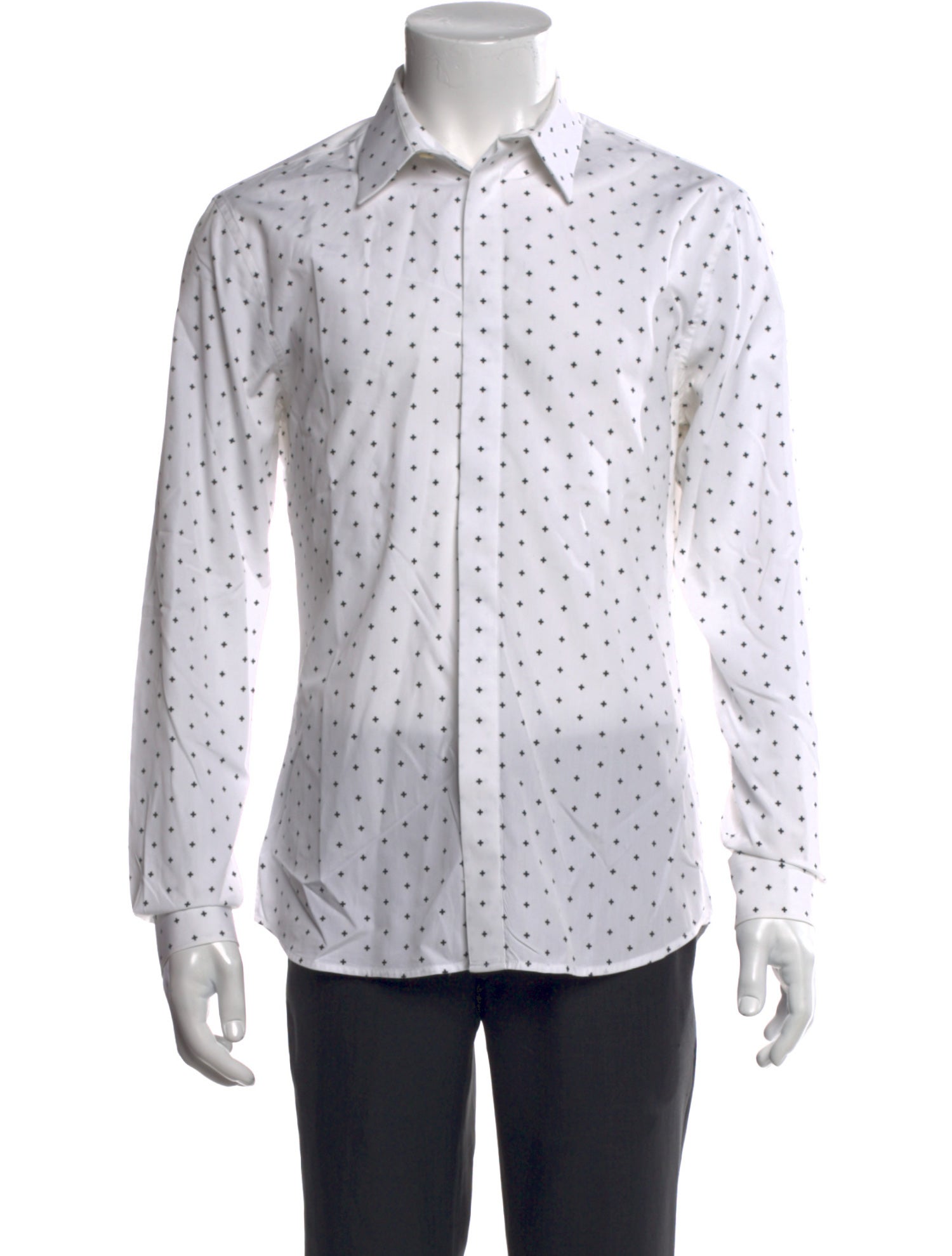 Givenchy Printed Long Sleeve Dress Shirt