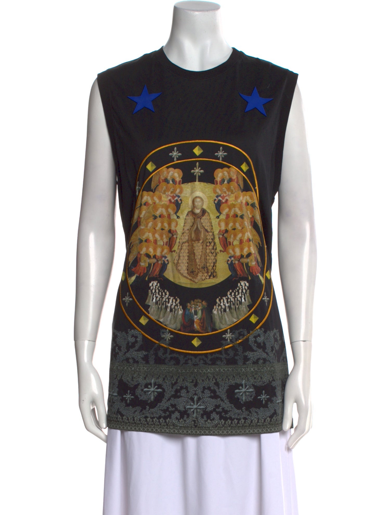 Givenchy Graphic Print Crew Neck T-Shirt