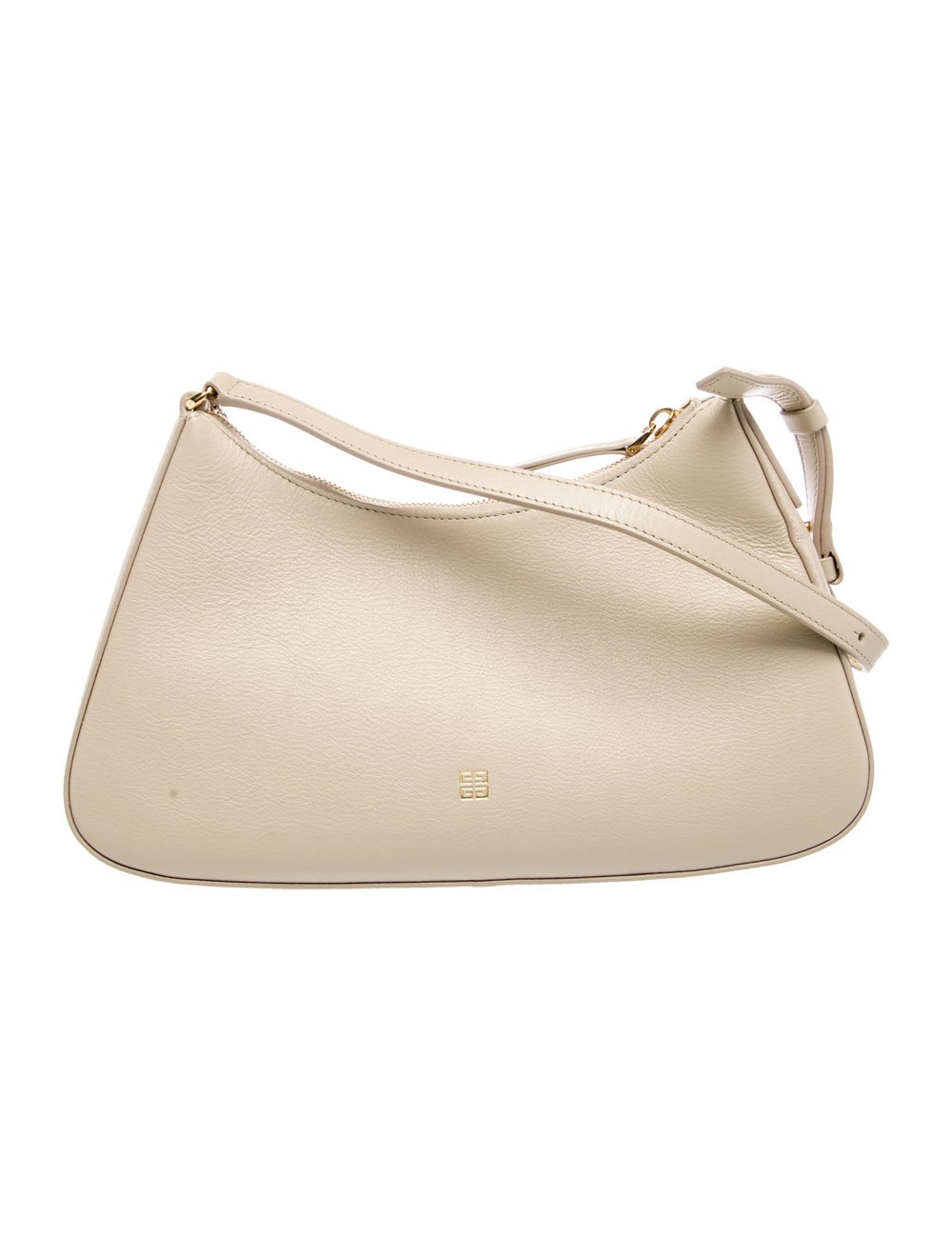 Givenchy Brown Silver-Tone Hardware Flat Handles … - image 4