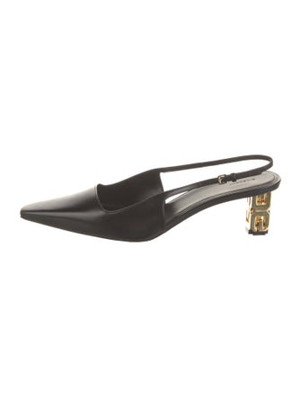 Givenchy Leather Slingback Flats