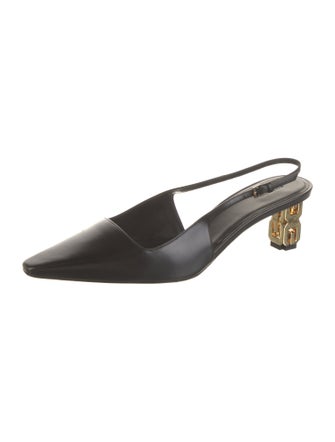 Givenchy Leather Slingback Flats