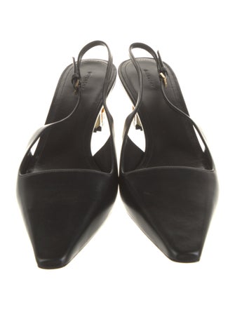 Givenchy Leather Slingback Flats