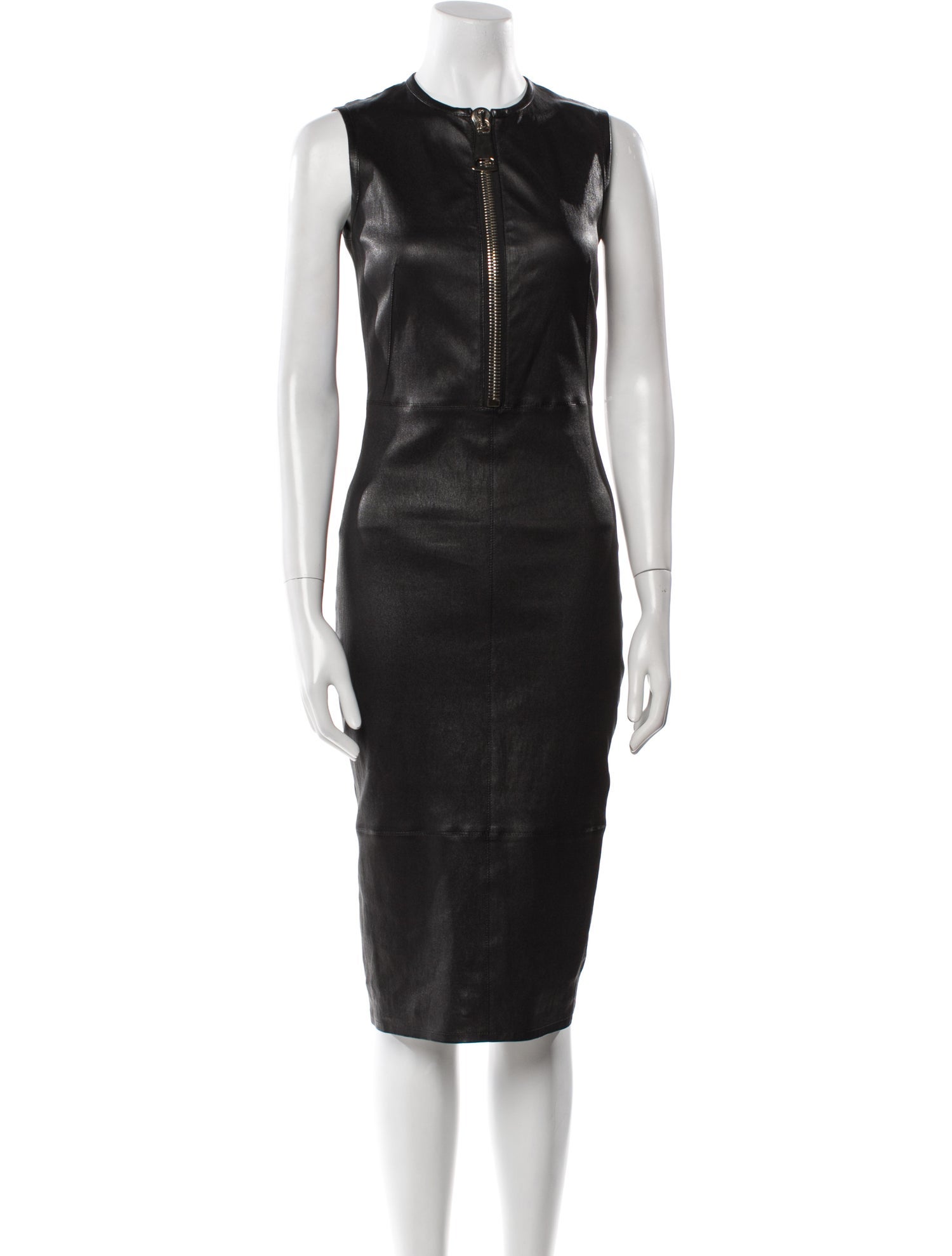 Givenchy Lambskin Midi Length Dress