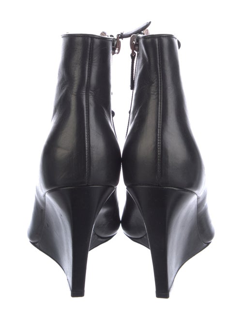 Givenchy Leather Cutout Accent Pumps