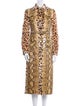 Givenchy Python Animal Print Coat
