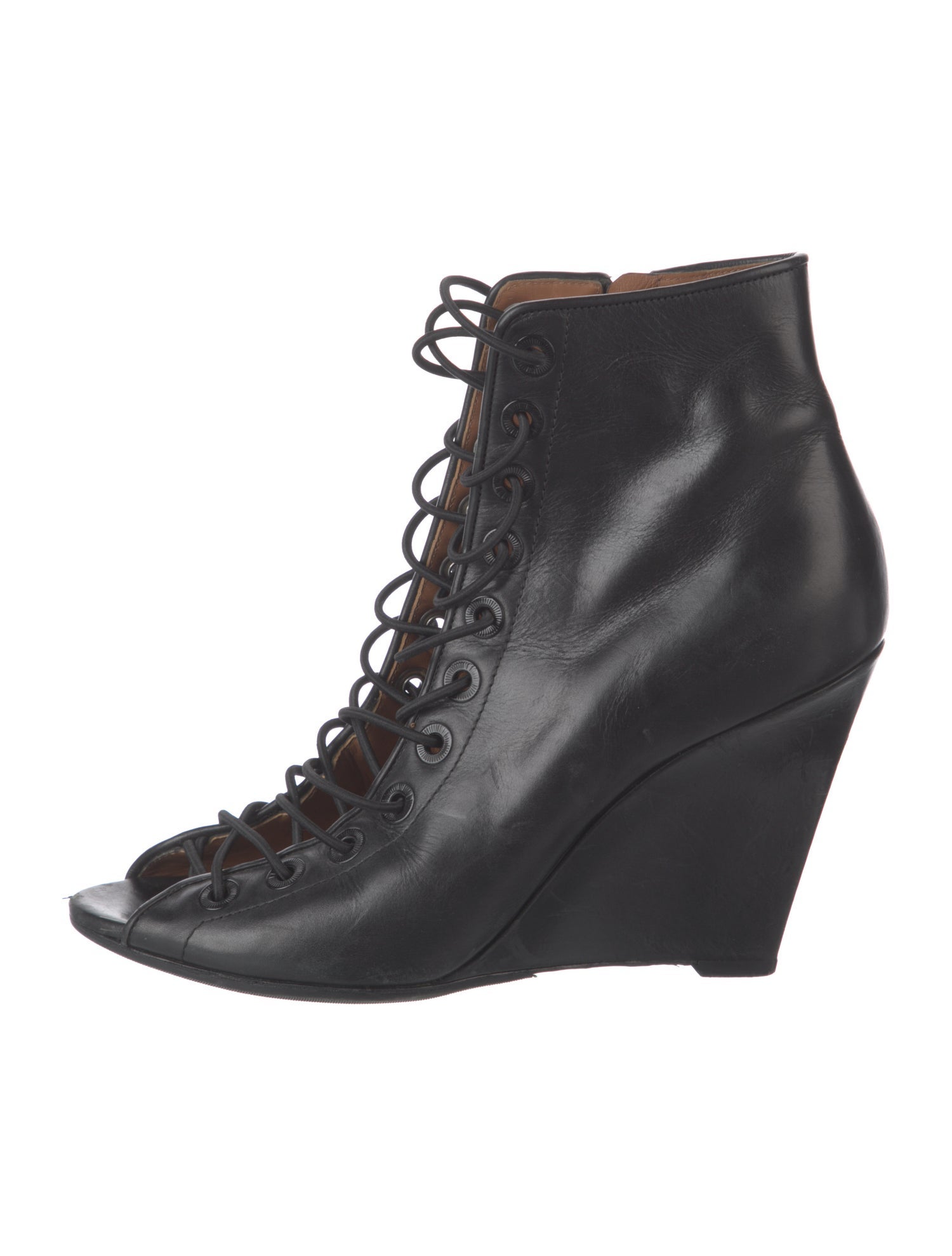 Givenchy Leather Lace-Up Boots