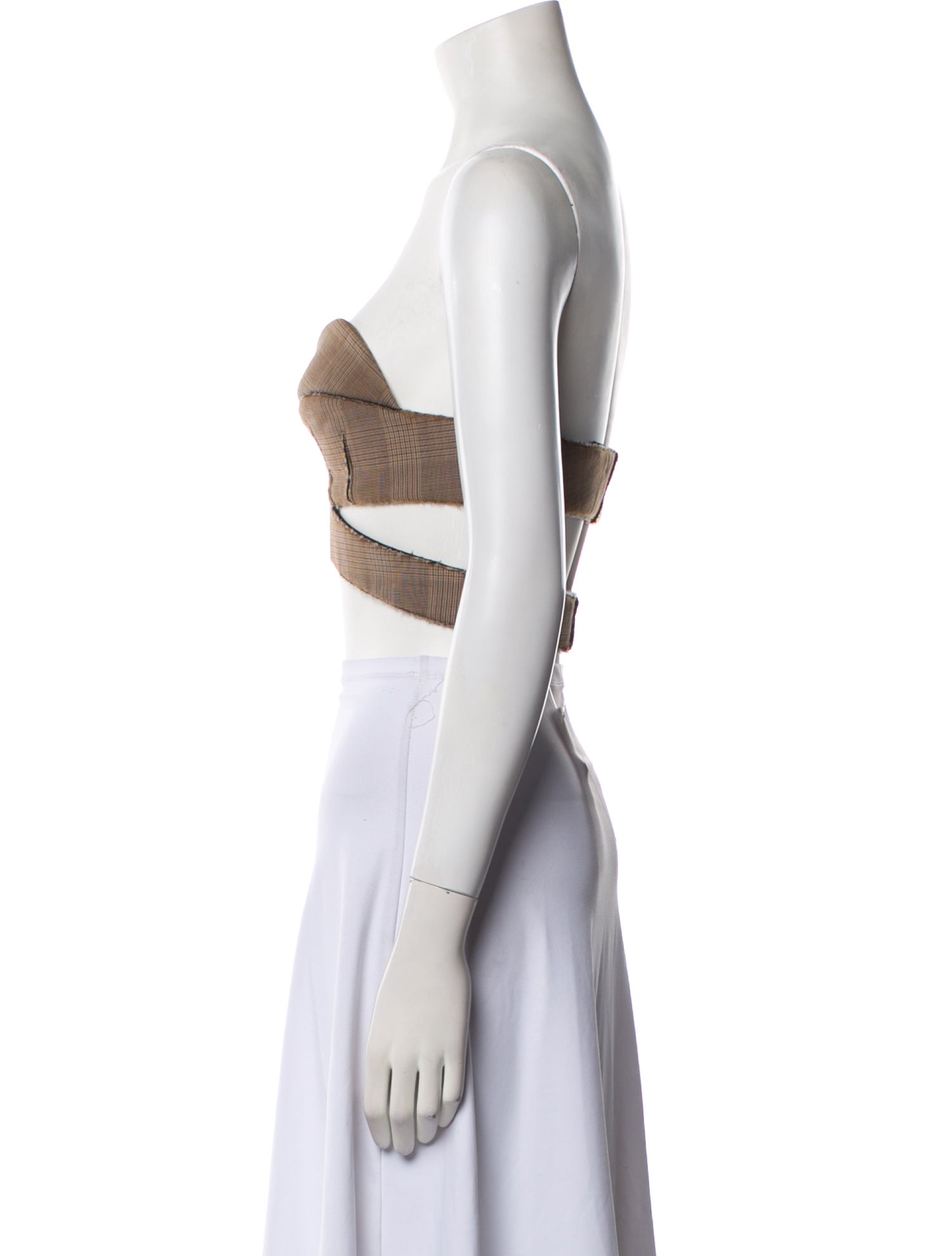 Givenchy Strapless Crop Top