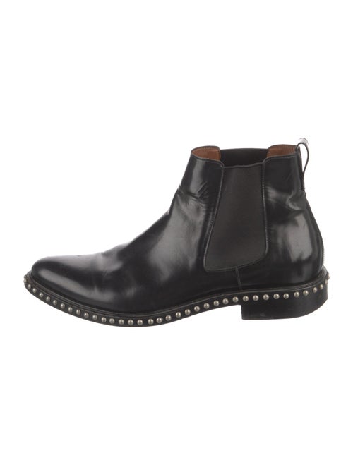 Givenchy Leather Studded Accents Chelsea Boots