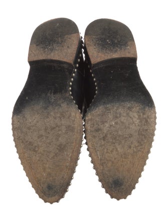 Givenchy Leather Studded Accents Chelsea Boots