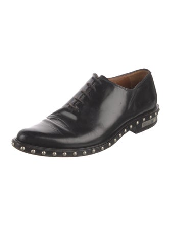Givenchy Leather Studded Accents Oxfords