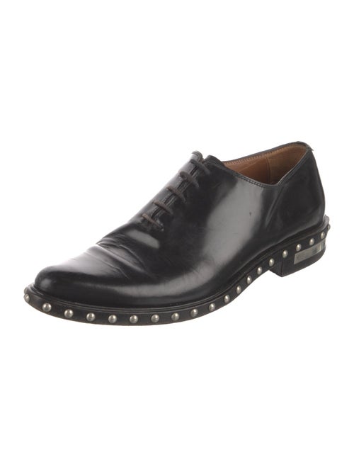 Givenchy Leather Studded Accents Oxfords