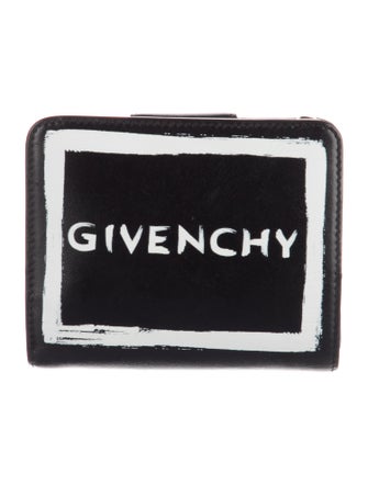 Givenchy Leather Printed Compact Wallet