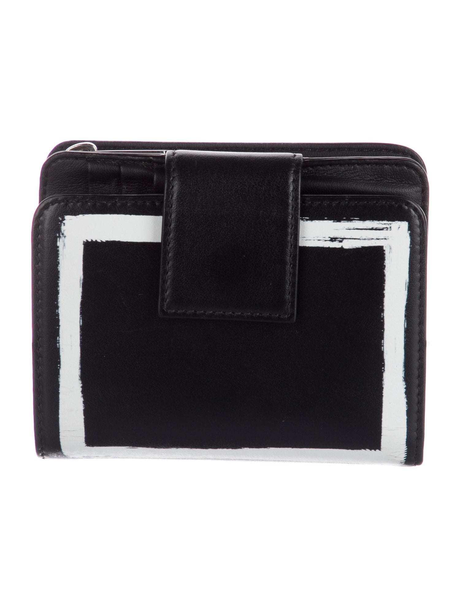 Givenchy Leather Printed Compact Wallet