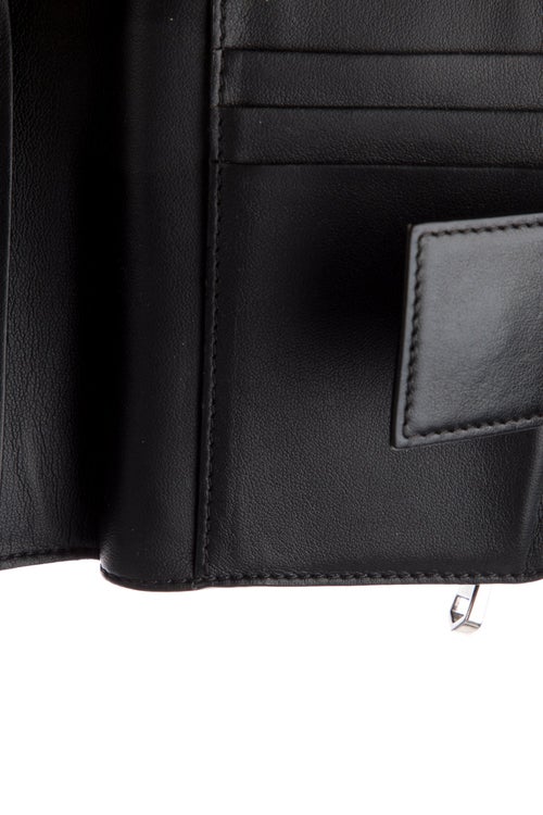 Givenchy Leather Printed Compact Wallet