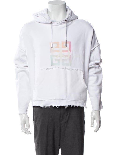 Givenchy Graphic Print Crew Neck Hoodie